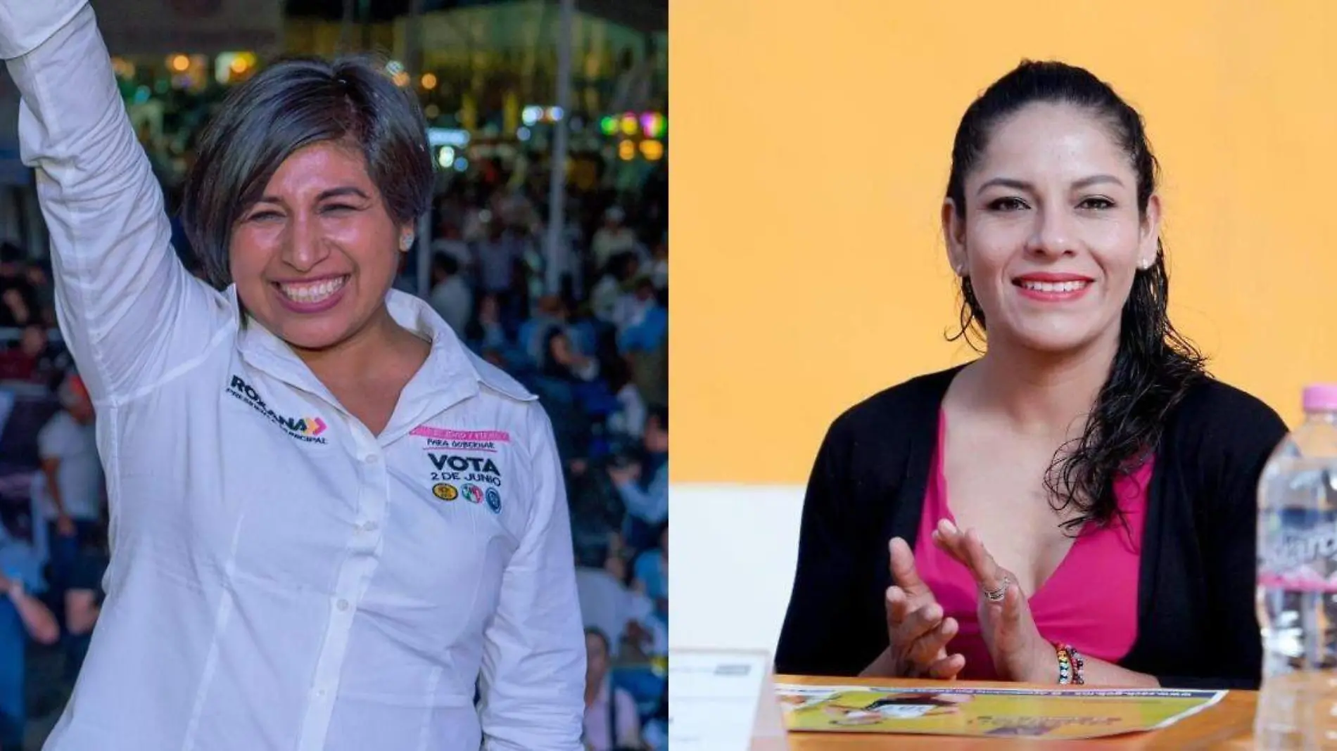 Roxana Luna y Guadalupe Cuautle, virtuales ganadoraas a las alcaldías de San Andrés y San Pedro Cholula